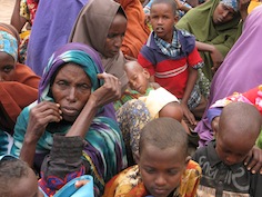 New arrivals at Dadaab wait for a medical check up. / Credit:Isaiah Esipisu/IPS