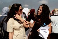 Arab women rally for nationality rights in Beirut. / Credit:Simba Russeau/IPS.