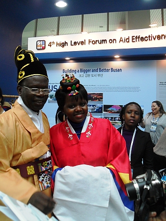 Delegates from Africa at Busan  - Miriam Gathigah/IPS