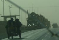 U.S. military sweep a street in Jalalabad in search of bombs and weapons. - Rebecca Murray/IPS.