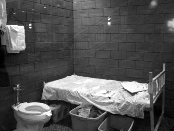 The cell in a women's prison. / Credit:Courtesy of BeyondMedia