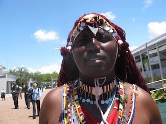 Olonana Ole Pulei’s community is a sub-tribe of Kenya’s Maasai ethnic group.   / Credit:Isaiah Esipisu/IPS