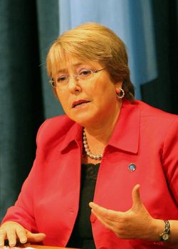 Executive Director of UN Women Michelle Bachelet -   