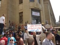 Demonstrators in Cairo protesting against an Islamist-dominated Constituent Assembly.  - Khaled Moussa al-Omrani/IPS.