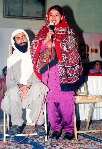 Bano and her cleric husband campaigning against child marriage. / Credit:Zofeen Ebrahim/IPS