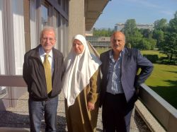 From left to right: Ghassan Slaiby, Nassira Ghozlane and Belgacem Afaya.  - Isolda Agazzi/IPS 