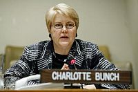 Charlotte Bunch, director of the Centre for Women's Global Leadership and a vocal proponent of the new agency, called it a "great victory for women's rights". / Credit:UN Photo/Paulo Filgueiras 
