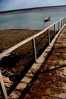Bleakness surrounds the jetty that leads to Tippin island.   / Credit:Zofeen Ebrahim/IPS