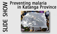 Preventing malaria in Katanga Province