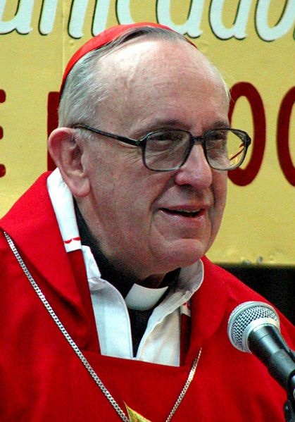 Cardinal Jorge Bergoglio in Buenos Aires in 2008. Credit: 3.0 CC BY-SA