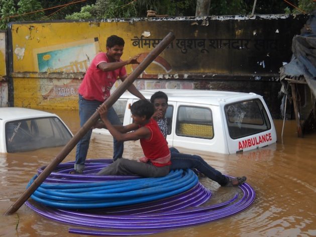 Monsoon rains flooding Indian cities is more widespread in 2023, raising questions on business-as-usual development policies that continue even as climate conspicuously shifts. CREDIT: Manipadma Jena/IPS