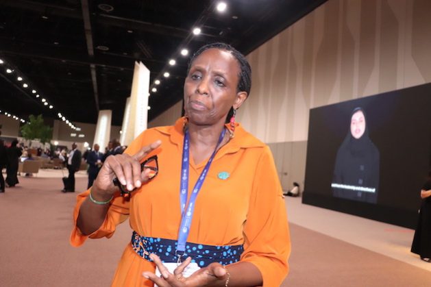 Dr Agnes Kalibata, the President of AGRA, and a member of COP 28 Presidency Advisory Committee. Credit: Isaiah Esipisu/IPS