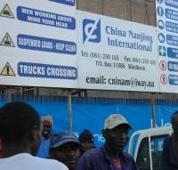Lavoratori nei cantieri della China Nanjing International a Windhoek Servaas van den Bosch/IPS